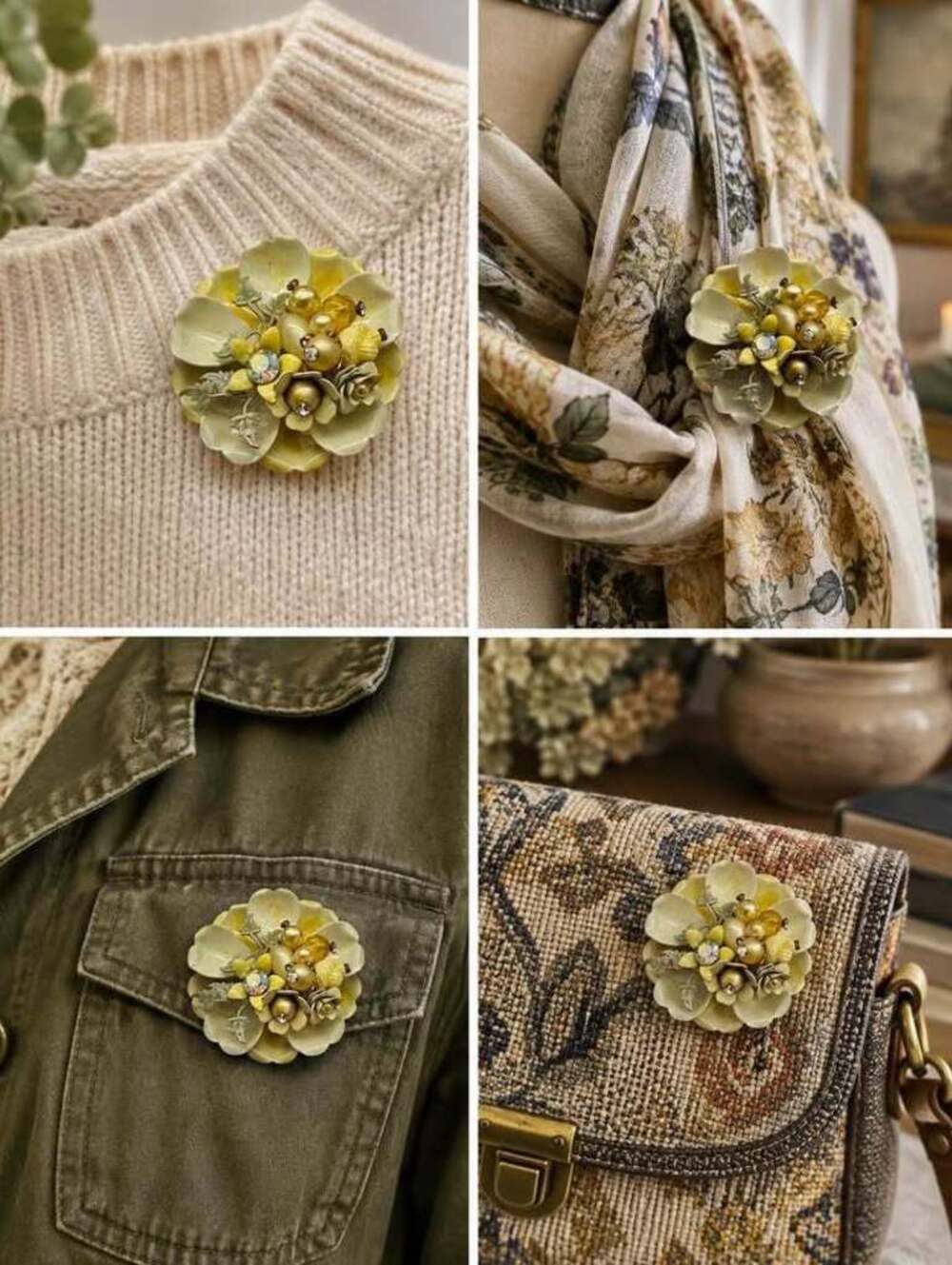 Coro-Style Vintage Brooch